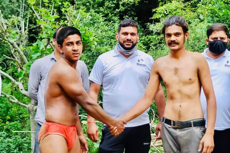 Wrestlers of the Vishal Kushti Dangal — Yamkeshwar
